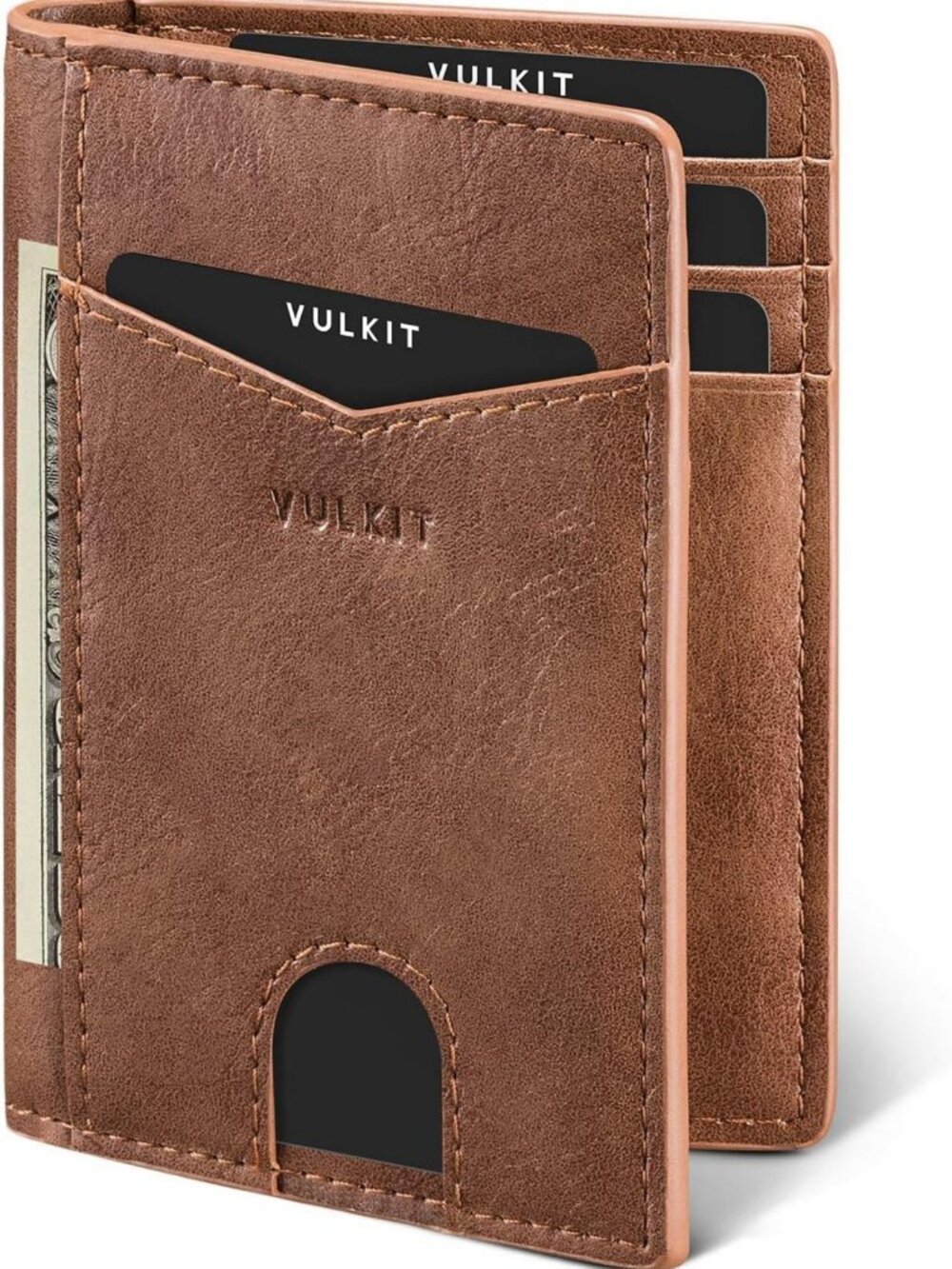 Slim RFID Blocking Bifold Wallet | Minimalist Leather Credit Card Holder for Men